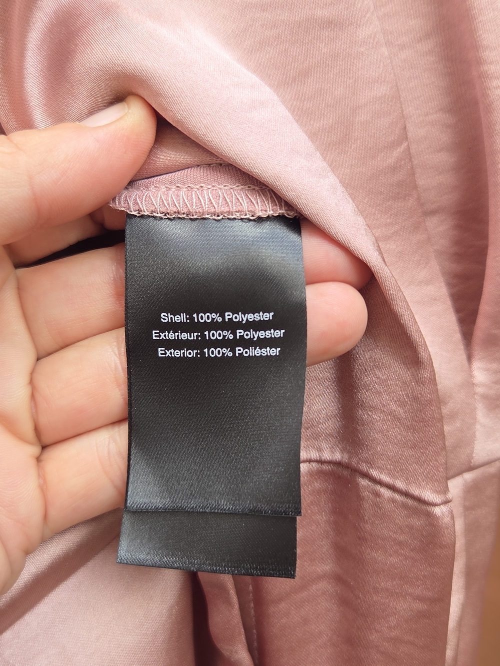 Donna Karan Dusty Rose Button-Front Belted Jumpsuit (12) - Picture 6 of 7